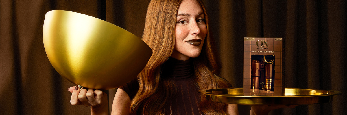 O Duo Perfeito para Cabelos e Lábios: Óleo Capilar e Gloss Labial OX Chocolate