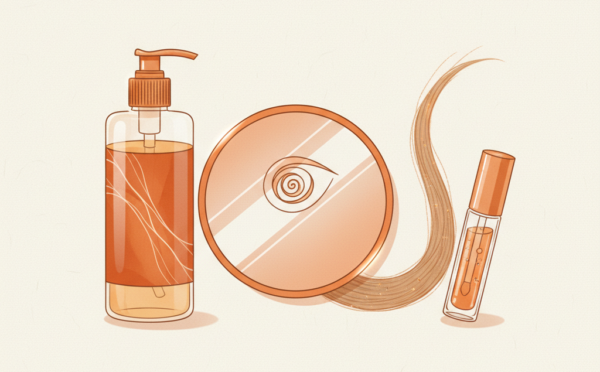 Quatro produtos, uma lógica: o glossy, o olhar, o fio